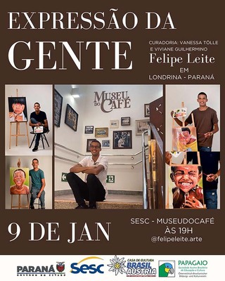 Arte em Movimento: exposição  "Expressão da Gente" no Sesc - Museu do Café em Londrina