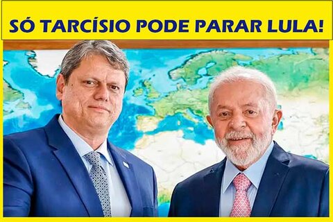 Única saída: os egocentristas deveriam implorar para Tarcísio de Freitas aceitar concorrer contra Lula
