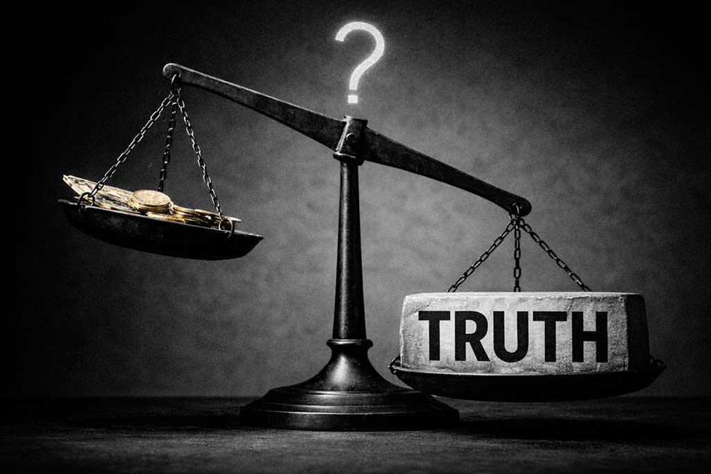 Quando a justiça se curva ao dinheiro e despreza a verdade - Gente de Opinião