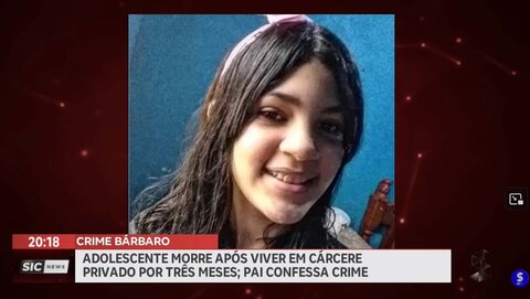 Adolescente morre após viver em cárcere privado por três meses; pai confessa crime