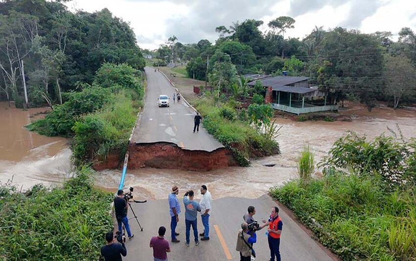 Acesso alternativo é feito na estrada de Santo Antônio pela Prefeitura de Porto Velho