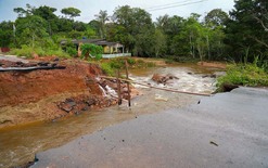 Prefeitura de Porto Velho inicia construção de ponte na Estrada de Santo Antônio