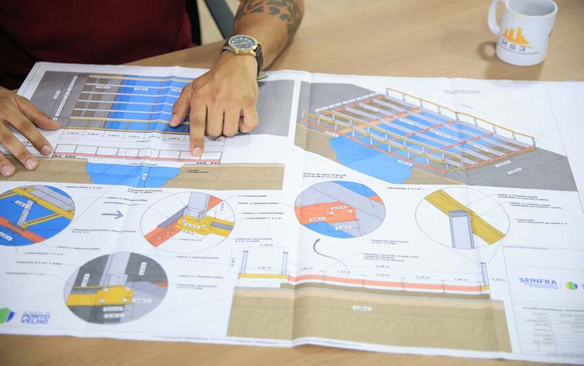 Ponte metálica terá estrutura fixa na Estrada de Santo Antônio