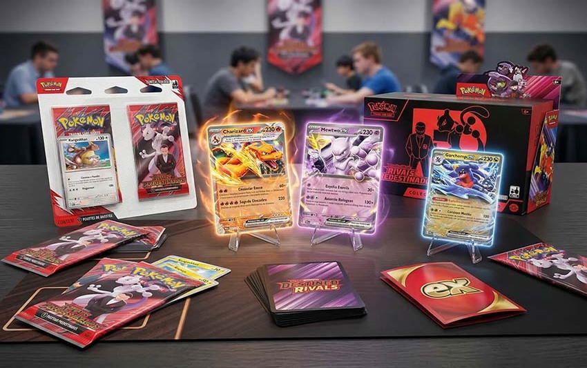 Expansão Rivais Predestinados Pokémon TCG: Cartas e Produtos em Destaque