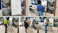Em homenagem ao Mês da Mulher, cartório de Cacoal promove pintura coletiva com eleitores