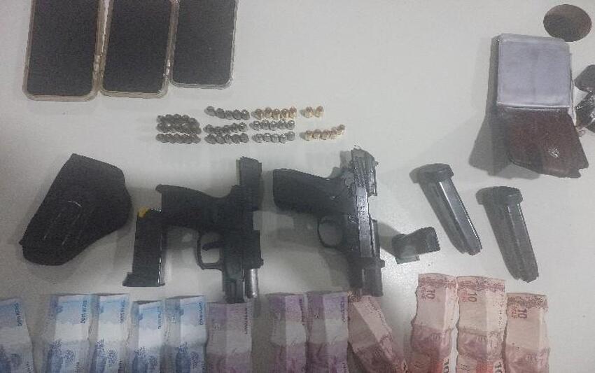 Operação Desarmare: Polícia Militar apreende armas e munições durante abordagem na zona leste de Porto Velho