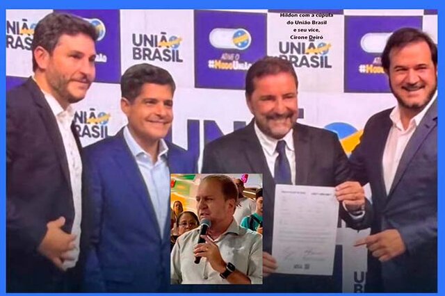 Hildon dribla o isolamento, entra para o União Brasil e faz parceria com Cirone Deiró, que é de Cacoal - Gente de Opinião
