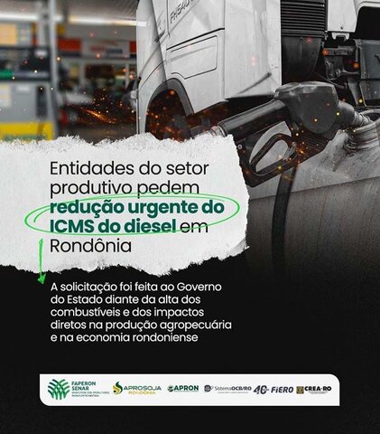 Setor produtivo de Rondônia aguarda manifestação positiva do governo quanto redução do ICMS - Gente de Opinião