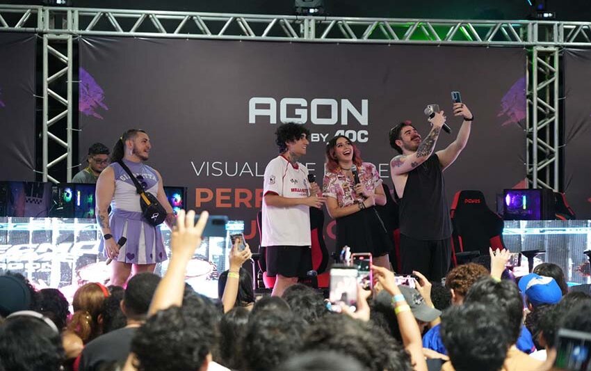 Creators Guaxinim, Felps, Tiemiau e Gianzeta movimentam público nerd na Tecnogame