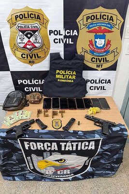 Polícia Civil atua em operação integrada e prende integrantes de organização criminosa em Machadinho D’oeste