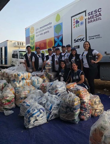 Sistema Fecomércio por meio do Sesc Mesa Brasil arrecada 11 toneladas de alimentos no Tecno Game Brasil - Gente de Opinião