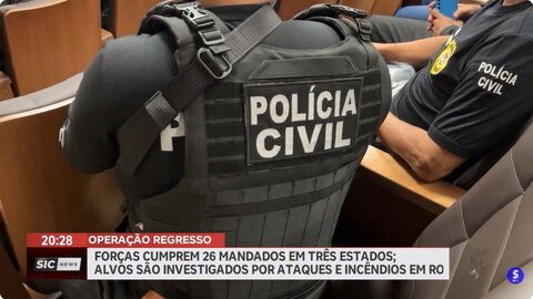 Forças cumprem 26 mandados em três estados; alvos são investigados por ataques em RO
