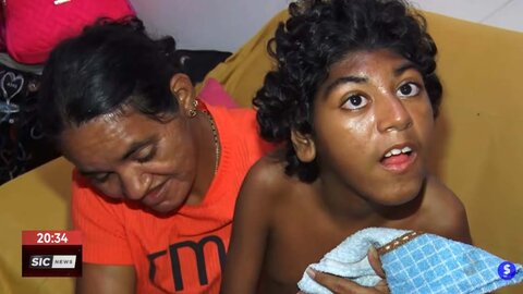 Muita gente solidária com o caso do “anjo” Gabriel. Apelo na TV atinge o coração das pessoas