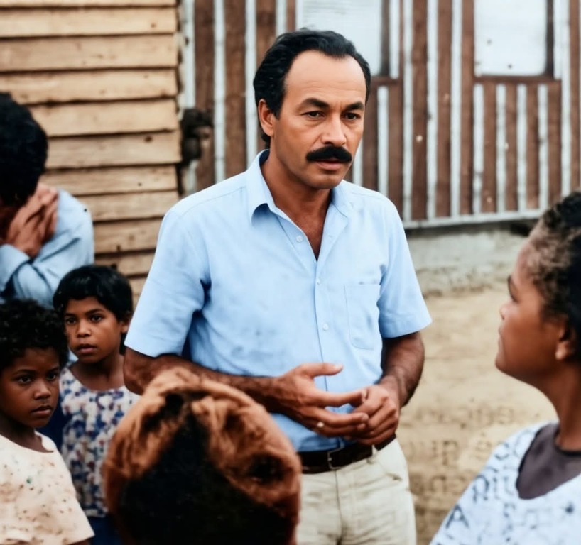 O "advogado dos pobres" era também secretário-geral do MDB  (Foto Montezuma Cruz, colorizada por Luiz Claro) - Gente de Opinião