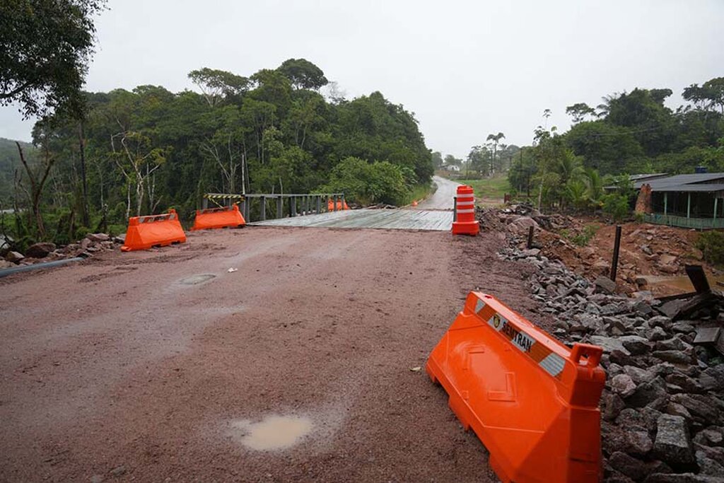 Ponte do Bate Estaca entra na fase final e já garante acesso à comunidade após rompimento da estrada - Gente de Opinião