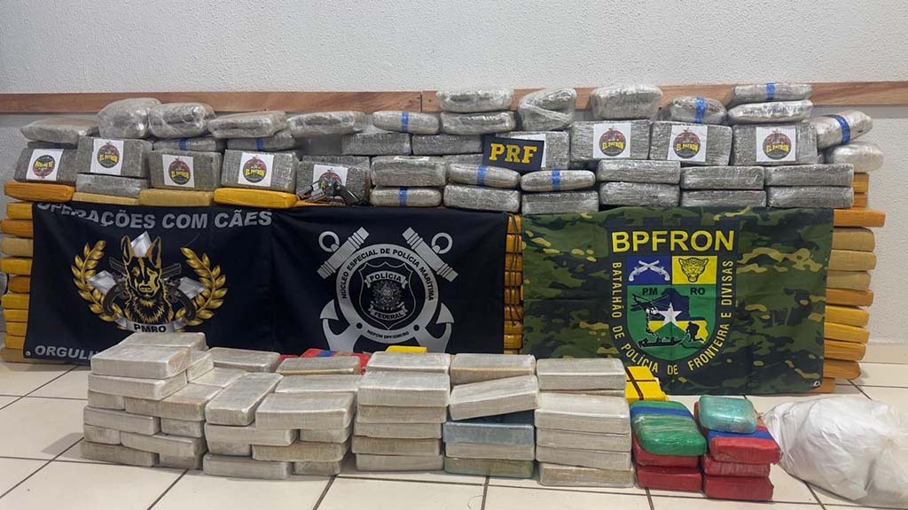 Forças de segurança apreendem pasta base de cocaína, maconha e cloridrato de cocaína no Rio Madeira, em Rondônia - Gente de Opinião