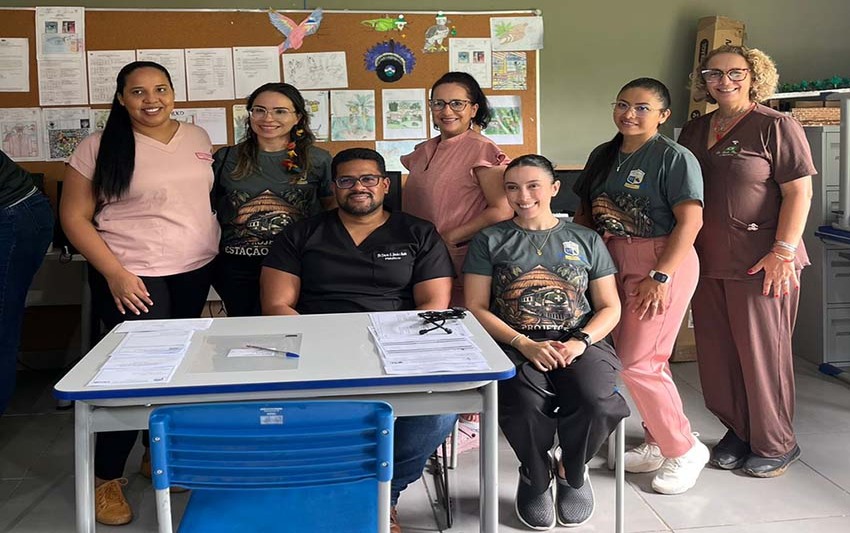 Estação Saúde leva atendimento médico e biomédico à Aldeia Joaquim, em Cacoal (RO)