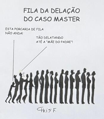 Fila de delação do caso Master