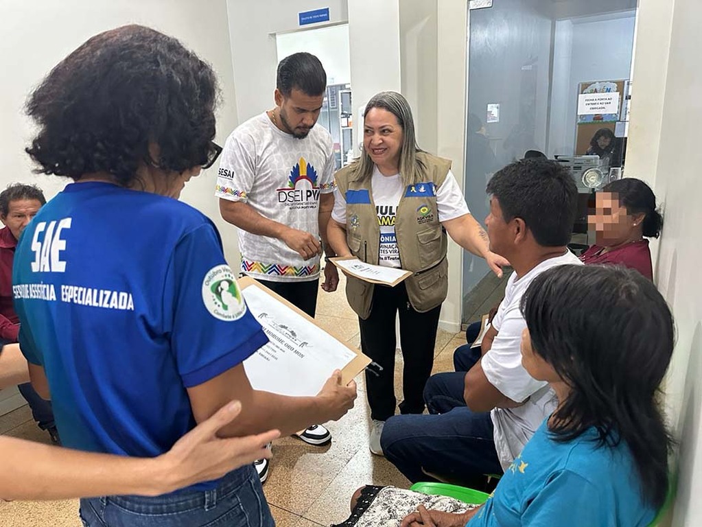 Durante a mobilização, indígenas de diferentes aldeias chegaram à Casa de Saúde Indígena (Casai) de Guajará-Mirim - Gente de Opinião
