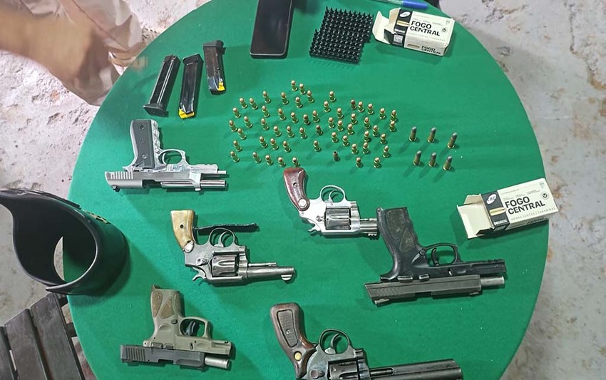 PM apreende arsenal após abordagem e prende dois suspeitos em Porto Velho e distrito de Vista Alegre do Abunã