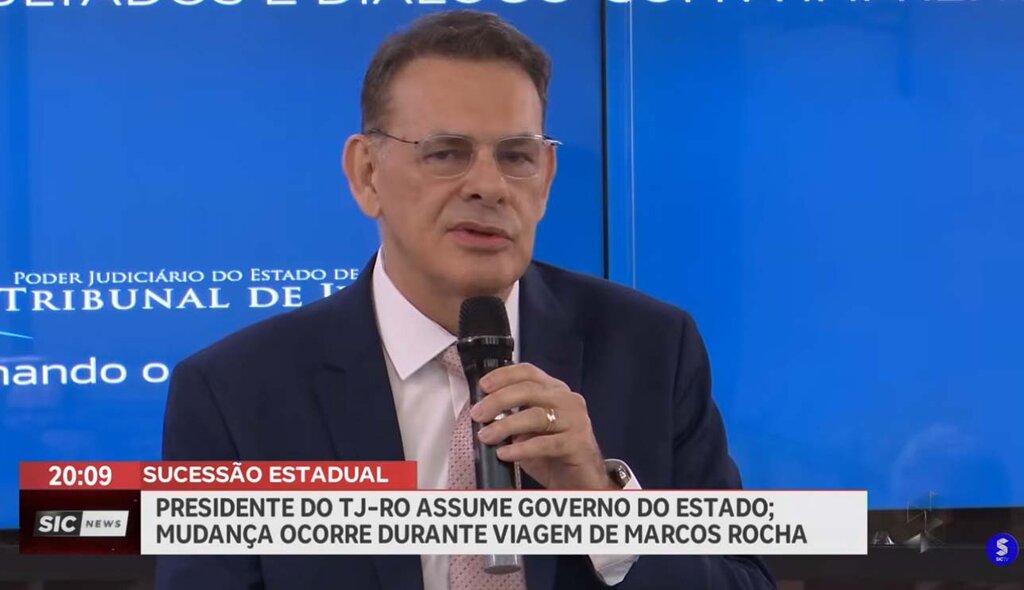 Presidente do TJ RO assume Governo do Estado - Gente de Opinião