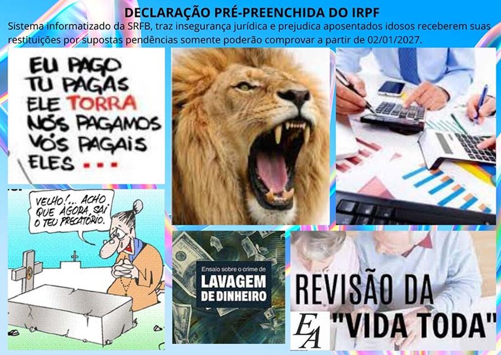 Anomalias  no Sistema Informatizado da SRFB pela opção da Declaração Pré-Preenchida do Imposto de Renda de 2026 - Gente de Opinião