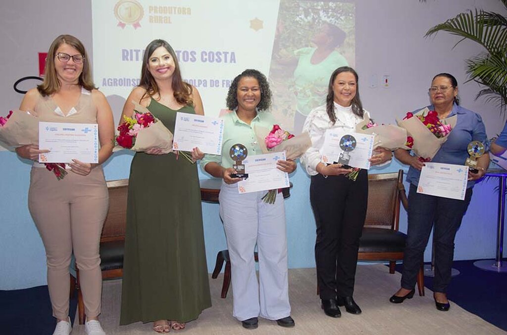 Vencedoras na categoria Produtoras rural da edição do PSMN 2025. De diferentes trajetórias, um ponto em comum. As ganhadoras do Prêmio Sebrae Mulher de Negócios mostram como o empreendedorismo feminino transforma realidades. | Fotos: Assessoria. - Gente de Opinião