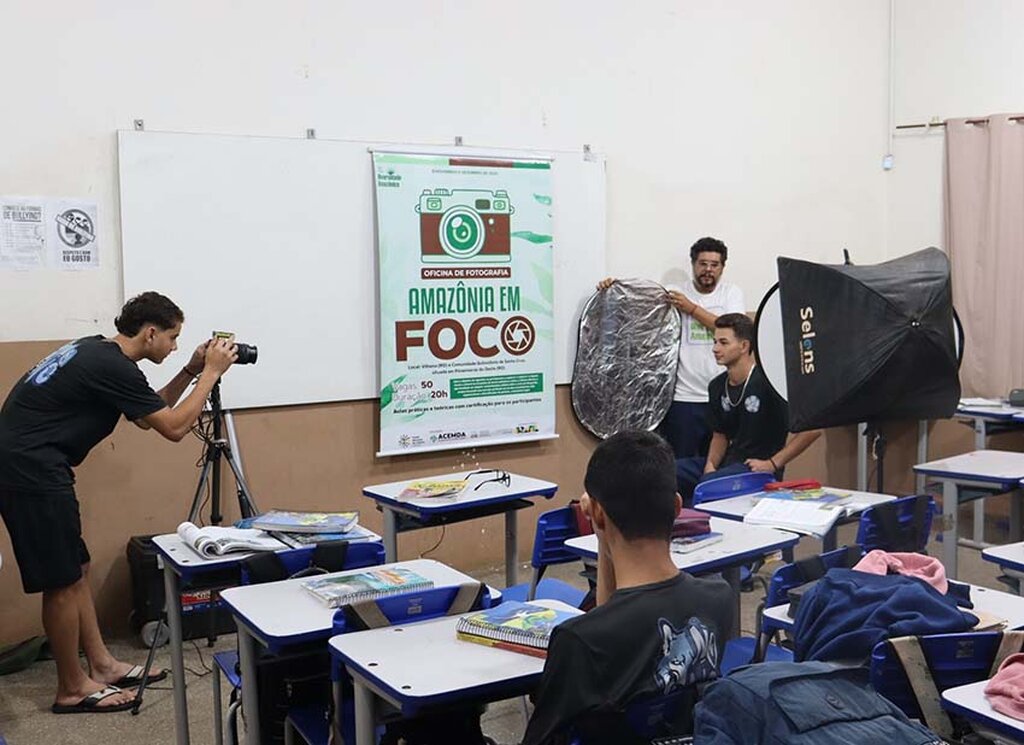 Escola Livre de Arte e Cultura Diversidade Amazônica promove oficina gratuita de fotografia em Vilhena e Pimenteiras do Oeste  - Gente de Opinião