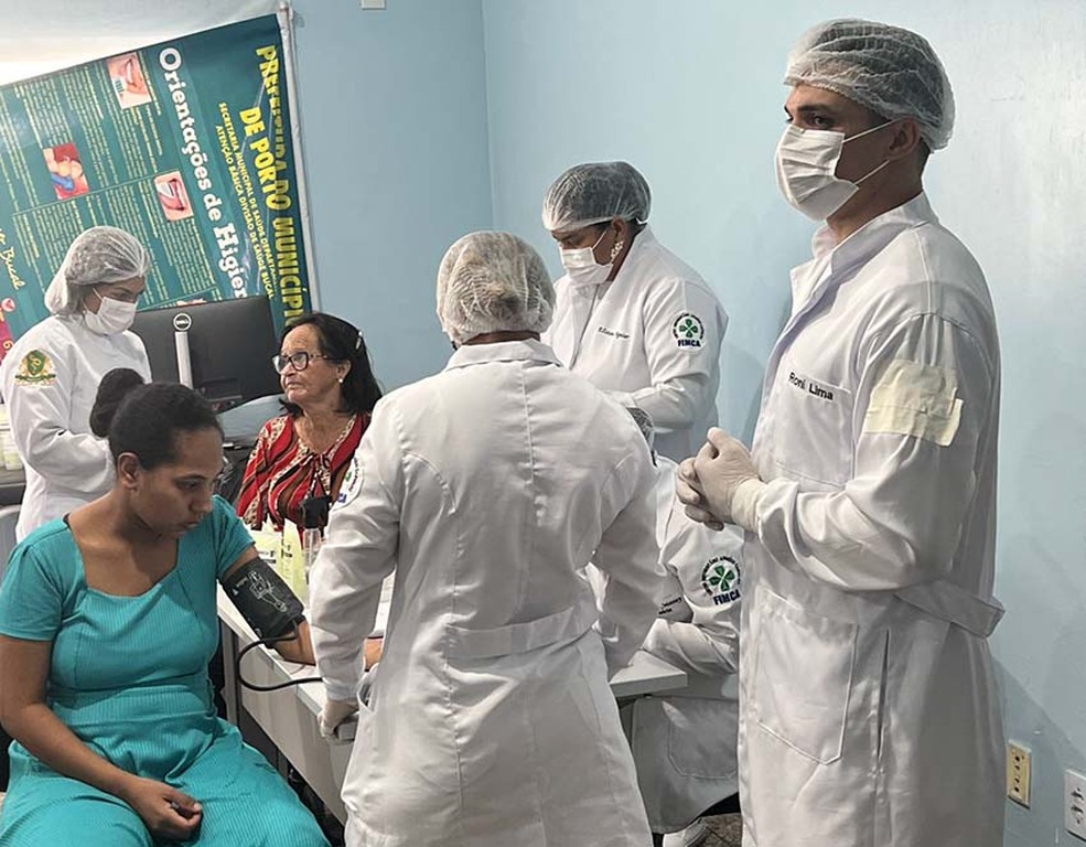 Curso de Enfermagem da FIMCA participa de ação de saúde na UBS Castanheira e leva atendimento à comunidade de Porto Velho - Gente de Opinião
