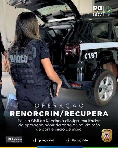 Operação "Renorcrim/Recupera" resulta em 39 prisões e mais de R$ 200 mil em bens apreendidos - Gente de Opinião