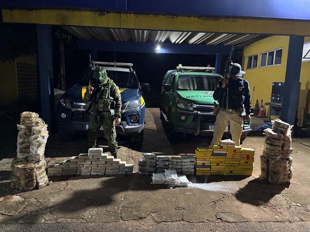 Polícia Militar de Rondônia e polícia rodoviária federal apreendem quase 192 kg de drogas - Gente de Opinião