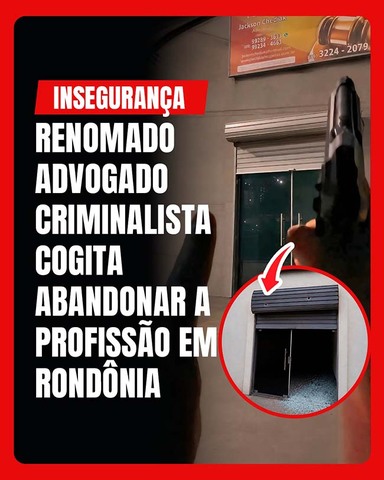 Renomado Advogado criminalista cogita abandonar a profissão em Rondônia - Gente de Opinião