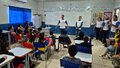 Acelero Baixo Madeira encerra circuito com aulas simultâneas em duas escolas no distrito de São Carlos 