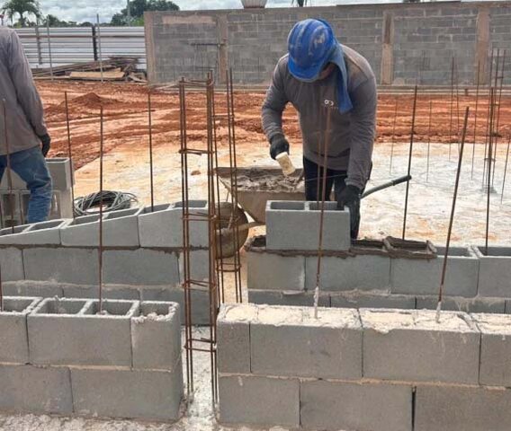 Os serviços estão concentrados na construção da pista de skate e da área destinada à calistenia - Gente de Opinião