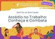 TRT-14 relança cartilha sobre assédio no trabalho e reforça orientações contra retaliações durante a Semana de Combate ao Assédio