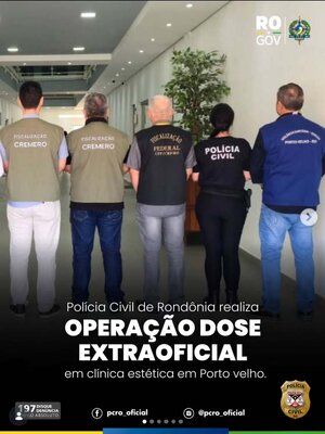 Polícia Civil de Rondônia deflagra “Operação Dose Extraoficial” para apurar comercialização irregular de medicamentos em clínica estética