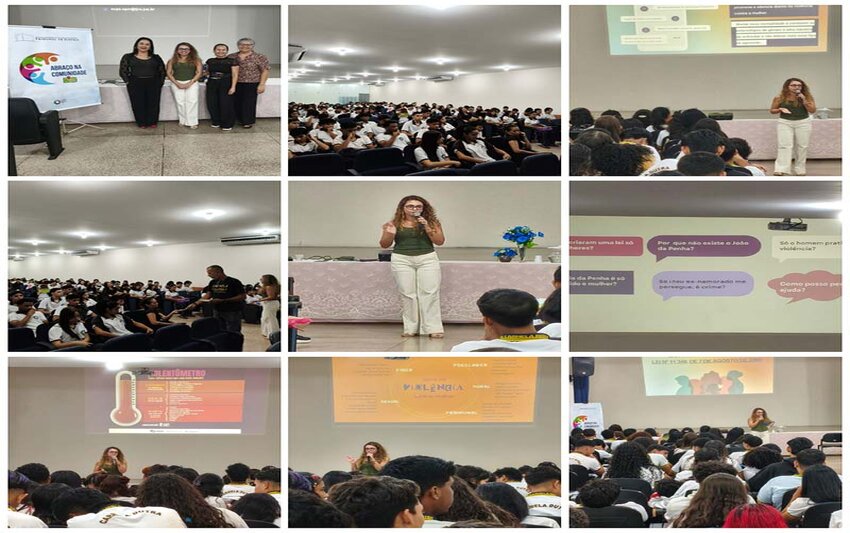 “Abraço na comunidade” leva informação e acolhimento a escolas de Porto Velho