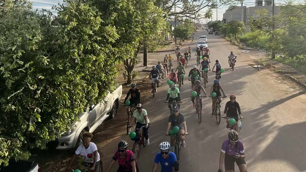 Ciclistas apoiaram o Ecobike realizado no sábado (6) em Porto Velho e levando mensagens de preservação ambiental e incentivando hábitos saudáveis e seguros no trânsito - Gente de Opinião