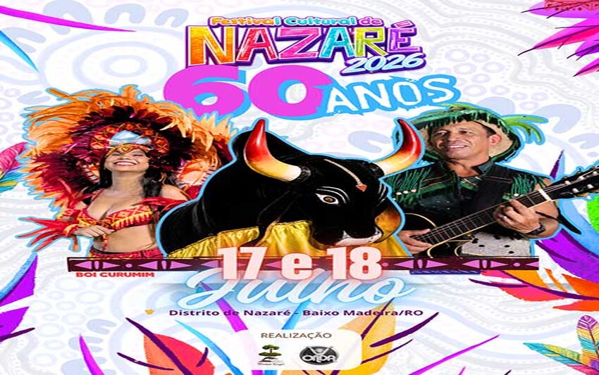 Sem nenhum apoio público, Festival Cultural de Nazaré chega aos 60 anos e comunidade se mobiliza para manter viva uma das maiores tradições de Rondônia