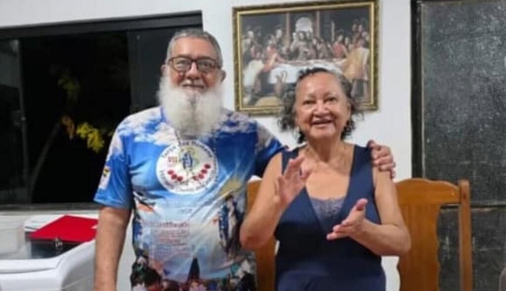 Erias Tofani Damasceno, de 69 anos, e a esposa dele Oneide Gonçalves Damasceno, de 72 anos, moradores de Porto Velho (RO). - Gente de Opinião
