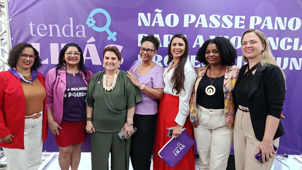 Secretaria Adjunta de Mulheres e a Ministra com as pré candidatas - Gente de Opinião