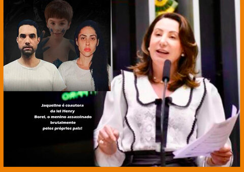 Coautora da Lei Henry Borel, Jaqueline protesta contra o perdão judicial à mãe do menino assassinado pelo casal