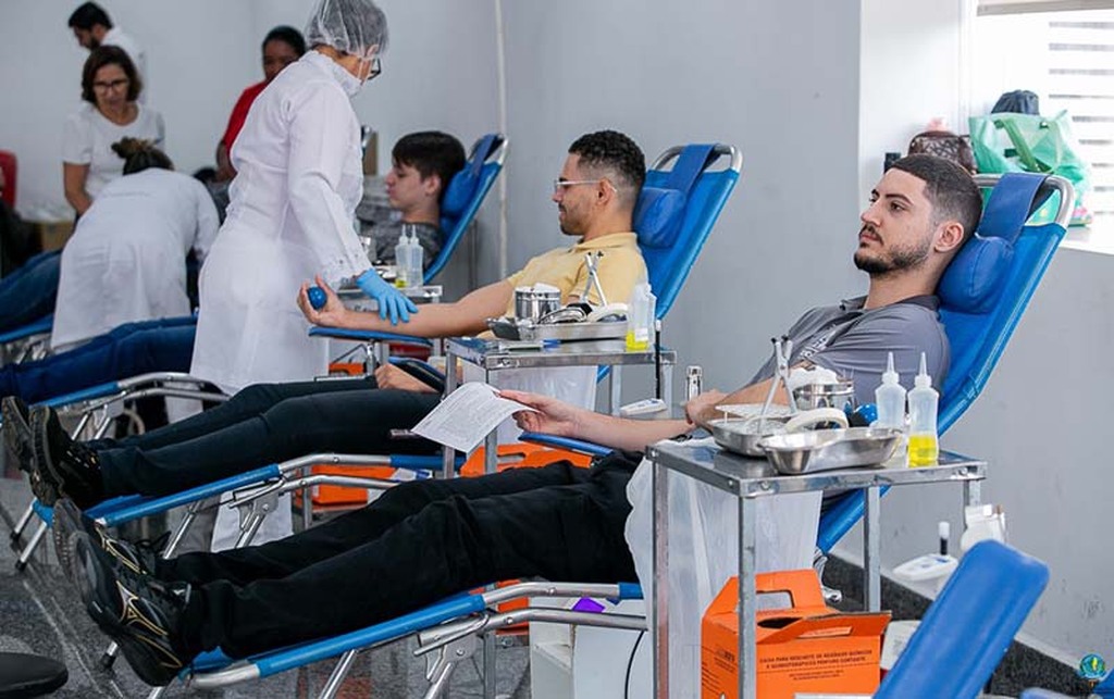 Assembleia realizou importante ação social em busca de doadoares de sangue e medula (Foto: Foto: Thyago Lorentz | Secom ALE/RO) - Gente de Opinião