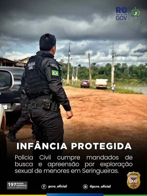 Operação Infância Protegida: Polícia vivil investiga casos de exploração sexual de adolescentes em Rondônia