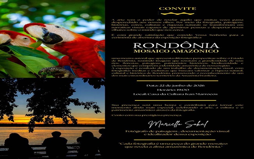 Exposição “Rondônia: Mosaico Amazônico” celebra a identidade do estado através de suas comunidades tradicionais, história e biodiversidade