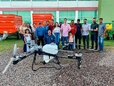 Inédito: deputada Cristiane Lopes entrega maquinários e tecnologia de ponta com drones agrícolas em Porto Velho